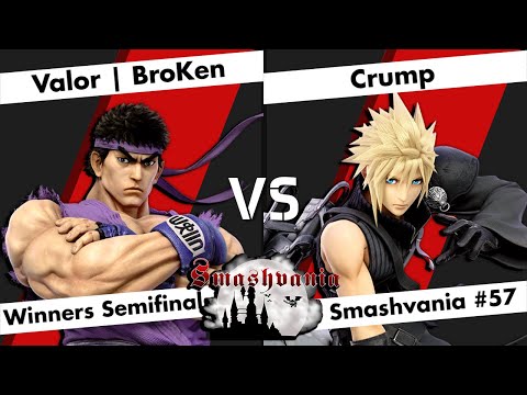 Valor | BroKen (Ryu, Ken) vs Crump (Cloud) - WSF - Smashvania #57