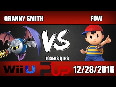 Granny Smith (Meta Knight) vs. Fow (Ness) - Wii U Losers Quarters - SOS