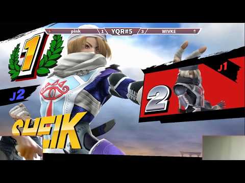 YQR#5 Smash 4 Singles - pink (Mario, Corrin, Sheik) vs W4KE (Sheik)