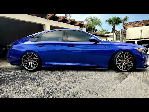 Vossen HF2 Hybrid Forged Staggered Setup on Accord 2018-2020