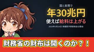 【財務省】プライマリーバランスで給料が増えない？！
