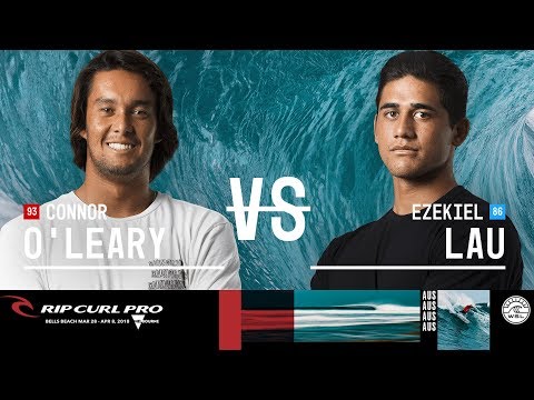 Connor O'Leary vs. Ezekiel Lau - Round Two, Heat 5 - Rip Curl Pro Bells Beach 2018