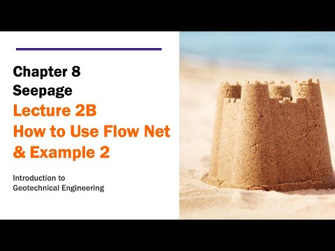 Chapter 8 Seepage - Lecture 2B How to Use Flow Net & Example 2