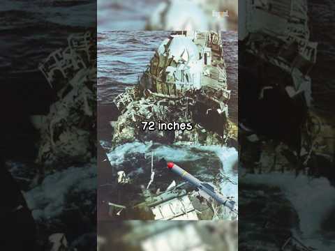 Can a harpoon missile really sink a ship? #shorts