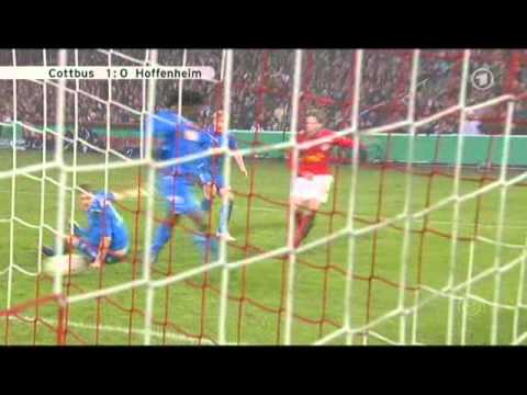Energie Cottbus 1:0 1899 Hoffenheim (DFB Pokal 10/11 Das Tor)