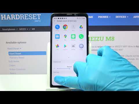 How to Manage Text Settings on MEIZU M8 – Font Size