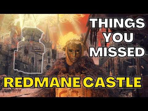 The Top Things You Missed In REDMANE CASTLE! [probably] - Elden Ring Tutorial/Guide/Walkthrough