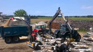 preview picture of video 'Valtra S353 Black & broyeur Mus-Max T9XL.'