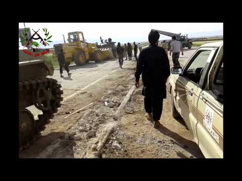 رصد للغنائم التي تم السيطرة عليها بعد السيطرة على بلدة تل ملح في ريف حماة من قبل جبهة حق المقاتلة