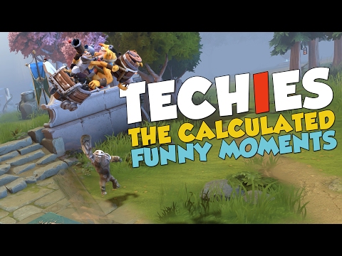 Techies the Calculated - DotA 2 Funny Moments + Arcana Giveaway