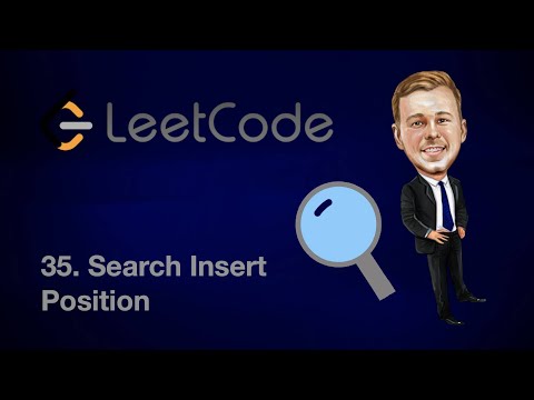 Leetcode 35 Search Insert Position Java Binary Search Explained