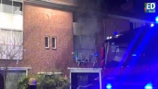 preview picture of video 'Uitslaande brand in woning in Valkenswaard'