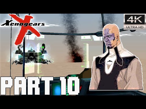 Xenogears 100% WALKTHROUGH 4K | FULL GAME | Part 10 - AMBUSH - VANDERKAUM - DEMON OF ELRU