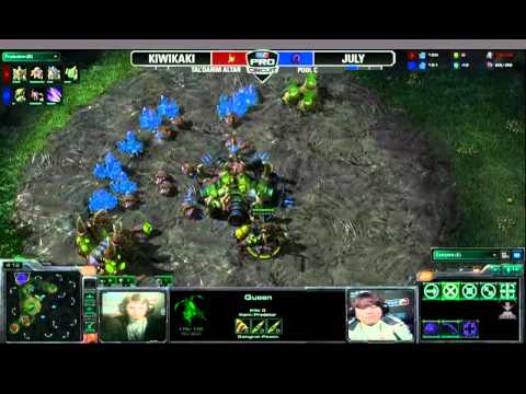 MLG Columbus 2011 - Starcraft II - Game 2 - STJulyZerg (Z) VS ROOT.Kiwikaki (P) Part 1/1