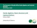 Hecke algebras. Basic structure and representations, Anton Mellit, 20/03/2023