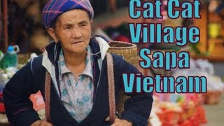 Cat Cat Village Hiking Tour visiting Black Hmong Tribe nearby Sapa, Vietnam Travel Video