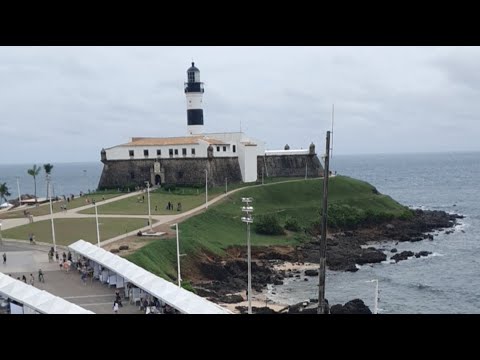 Farol da barra salvador Bahia Brasil JUNINHO CAMACAN está ao vivo!