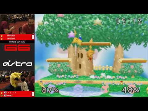 G6 - Madrush & Shredder Vs. k y s k & Prince - SSB64 Doubles Winners Quarters