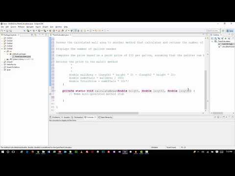 Java Programming 1 - Chapter 3 Exercises Part 2 (8,...