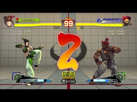 SSF4:AE 2012 -- Xbox Live -- Strafefire (Juri) vs. Siriusabc(Akuma)