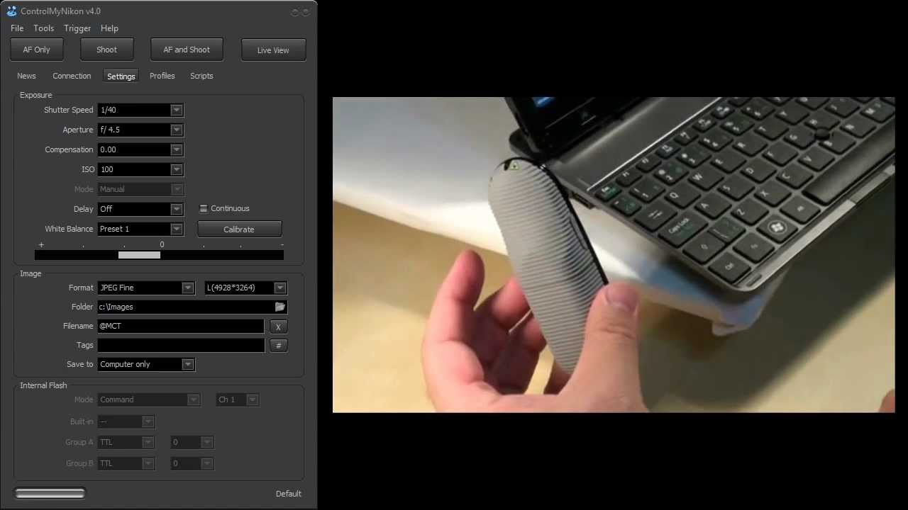 ControlMyNikon v4.0 - Using a Powerpoint Remote