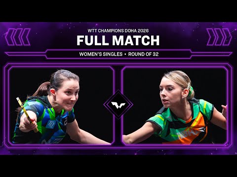 FULL MATCH | Sabine Winter vs Bernadette Szocs | WS R32 | WTT Champions Doha 2026