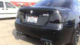 preview picture of video 'Jorge Gurgel's blacked out Bmw M5 with custom plates, Dragg City'