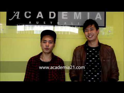 Wichayoot & Nyingjay discuss studying Commercial Cookery at Academia International.