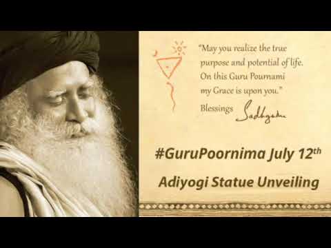 Guru Purnima 2014 - Adiyogi Unveiling - Sathsang with Sadhguru 10:15pm