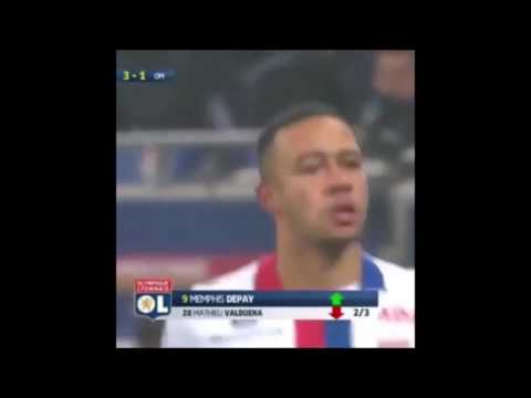 Memphis Depay / Debut in Lyon vs Olympique de Marseille / Дебют Мемфиса Депая за Лион против Марселя