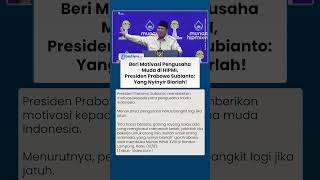 Tirukan Gestur Mengejek, Prabowo Semprot Kaum Nyinyir: Kita Harus Bersatu dan Gotong Royong