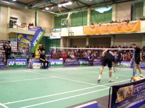Michał Łogosz i Adam Cwalina w Międzynarodowych Mistrzostwach Polski w Badmintonie