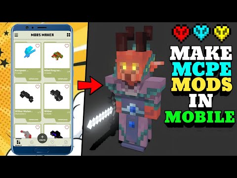 Making Entity Mods in Mobile For Minecraft PE 😱 || Make Minecraft Mod Without Coding....