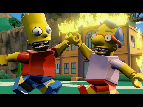 LEGO Dimensions (PS4) - Walkthrough Part 3: The Simpsons! (Meltdown at Sector 7-G)