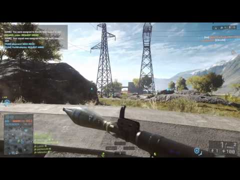 Battlefield 4 rush one shot RPG kill from across the map