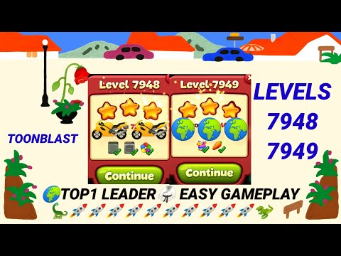 Toon Blast Level 7948|7949 | play blaster like this😈⭐⭐⭐😈