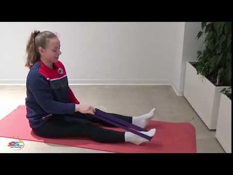 Stabilisierung Sprunggelenk - SP08 - Fußstreckung mit Miniband