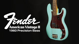 Video thumbnail for Fender American Vintage II 1960 Precision Bass | Daphne Blue by MooreMusicGuitars