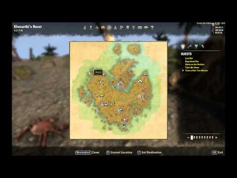 ESO: Khenarthi's Roost Treasure Map II Location