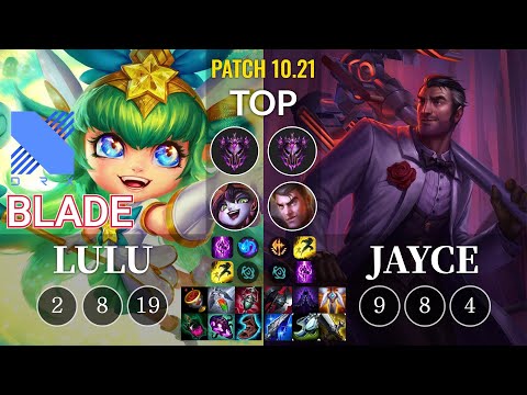DRX Blade Lulu vs Jayce Top - KR Patch 10.21