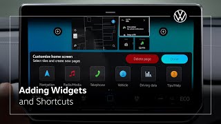 Volkswagen Adding Widgets and Shortcuts