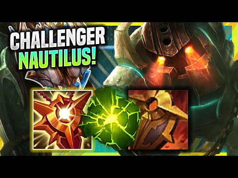 KOREAN CHALLENGER TRIES NAUTILUS WITH NEW BUFFS - Korean Challenger Plays Nautilus SUPPORT vs Sett |