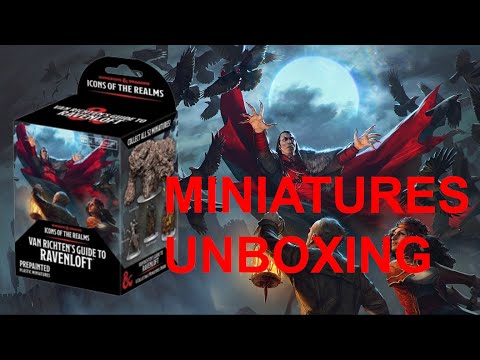 Unboxing of 2 Van Richtens Guide to Ravenloft boosters