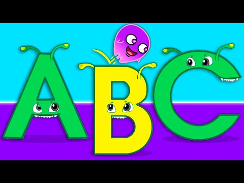 canção do ABC - aprender o alfabeto -  alfabeto em português para crianças com Groovy o Marciano