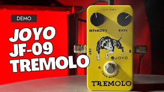 Video thumbnail for Joyo JF-09 Tremolo gitarr-effekt-pedal demo by DanGuitarSE