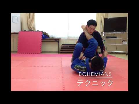 Xフックのラッソーガードベーシックスイープ ｜ブラジリアン柔術テクニック｜北九州市小倉北区の格闘技・柔術道場Bohemians