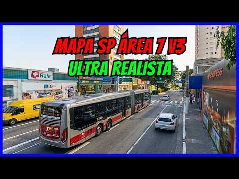 🔴Gameplay Proton Bus Simulator | Mapa SP Área 7 Fictício V3 | Linha 707K-10 | PBS2 #cqmods