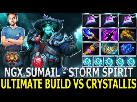 NGX.SUMAIL | Storm Spirit | Ultimate Mana Build vs Crystallis | Dota 2 | Pro Gameplay | Highlights