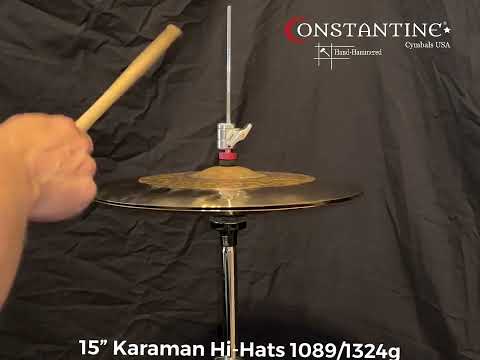 15" Karaman Hi-Hats 1089/1324g