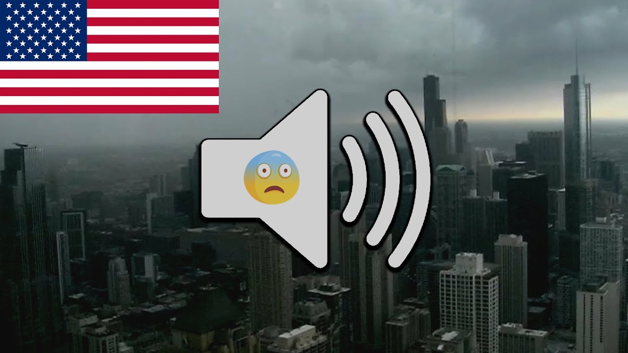 Terrifying Air Raid Siren Sound In USA ☢️🔊🇺🇸